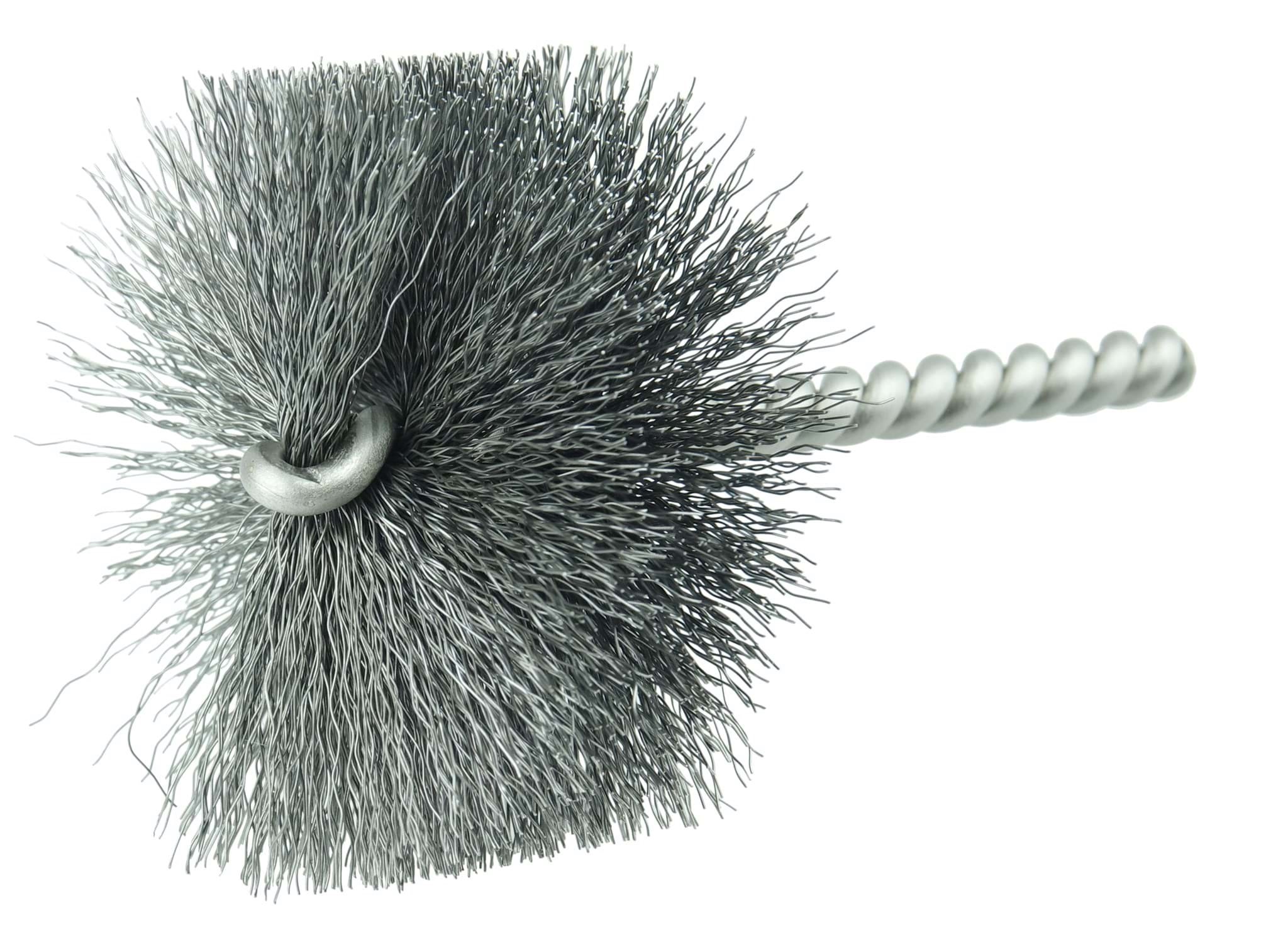 Picture of 2-1/4" Power Tube Brush, .008" Steel Fill, 1" Brush Length