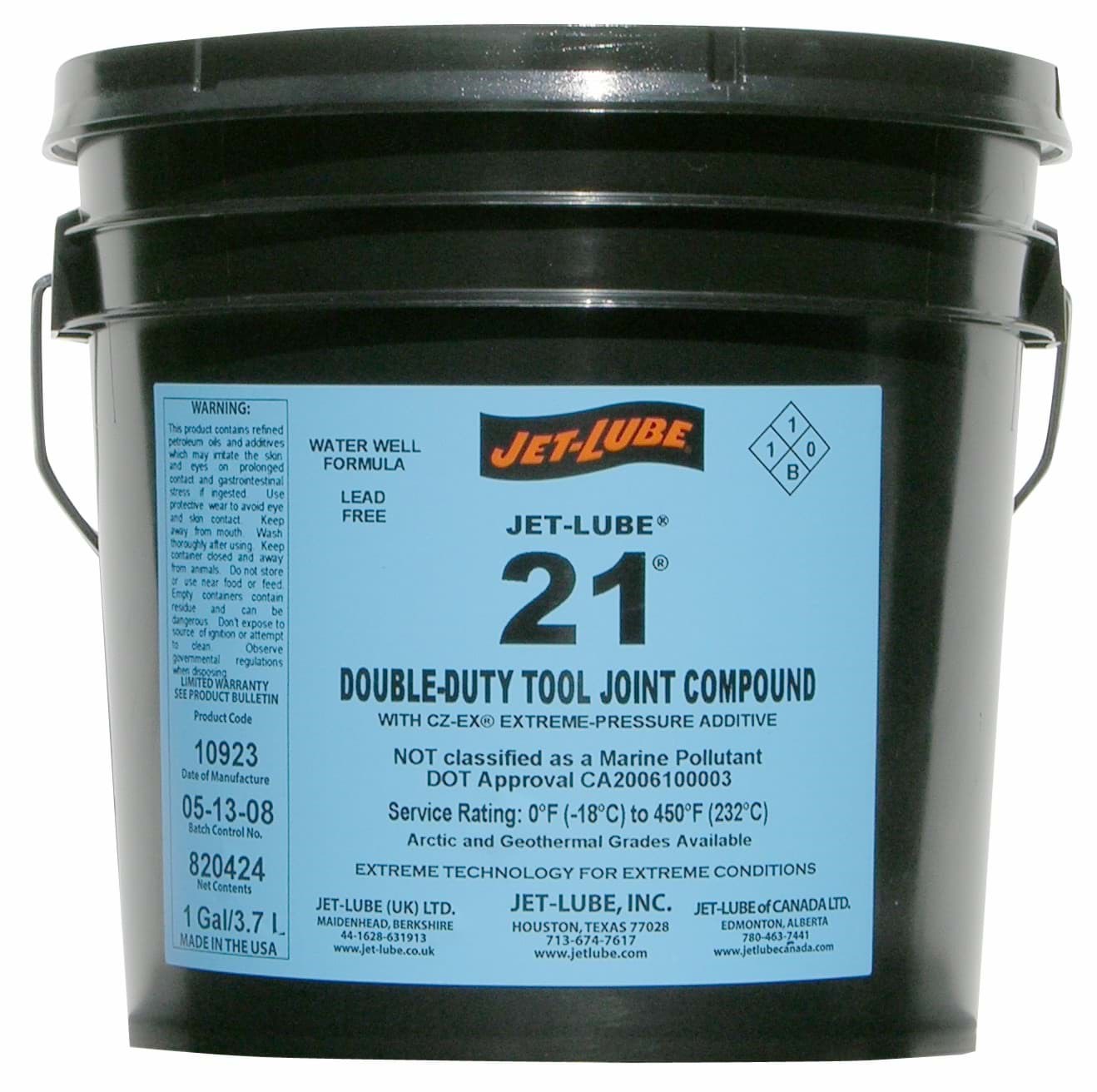 Picture of Pipe Dope Joint Compound #21 Bucket Plastic Jet-Lube – 1gal