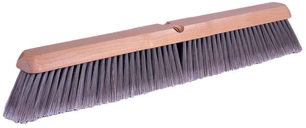 Picture of 24" Fine Sweep Floor Brush, Flagged Silver Polystyrene Fill