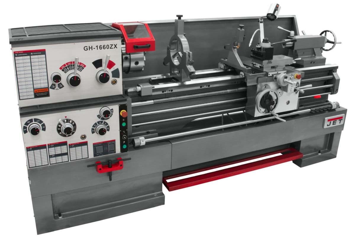Picture of GH-1640ZX Lathe with NEWALL DP700L DRO & TAK