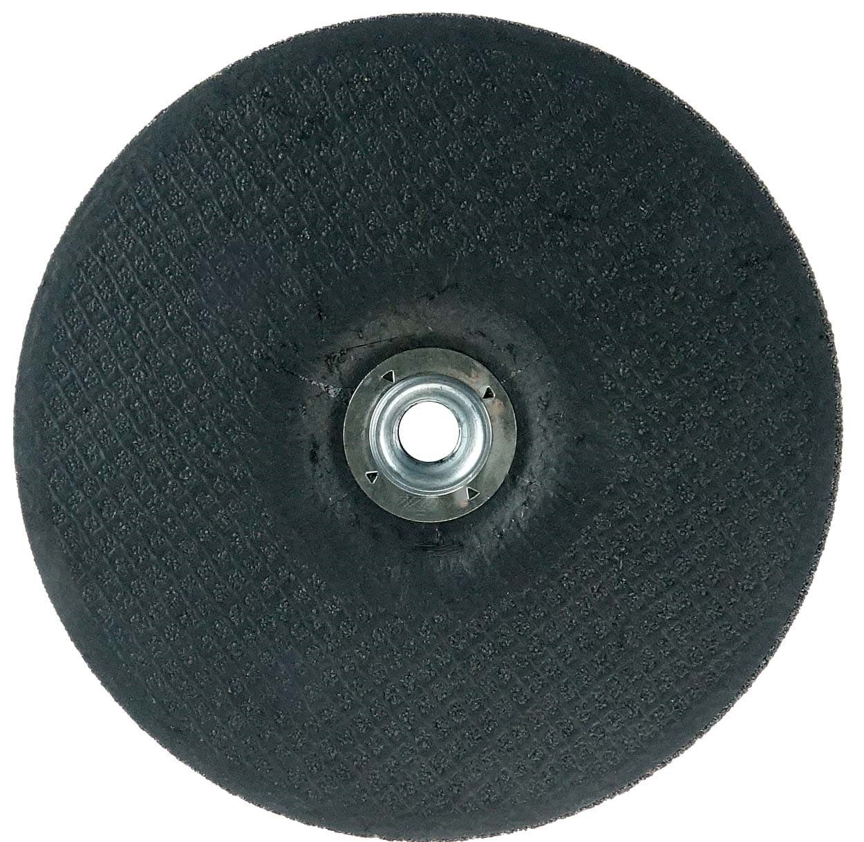 Picture of 7" x 1/4" Wolverine Type 27 Grinding Wheel, A24R, 5/8"-11 Nut