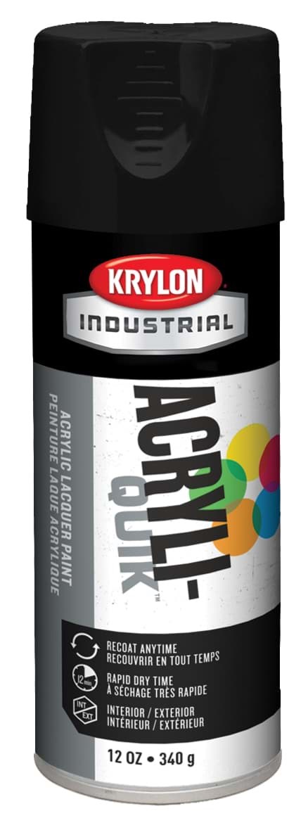 Picture of Paint Aerosol Industrial Krylon – Black Semi-Flat 