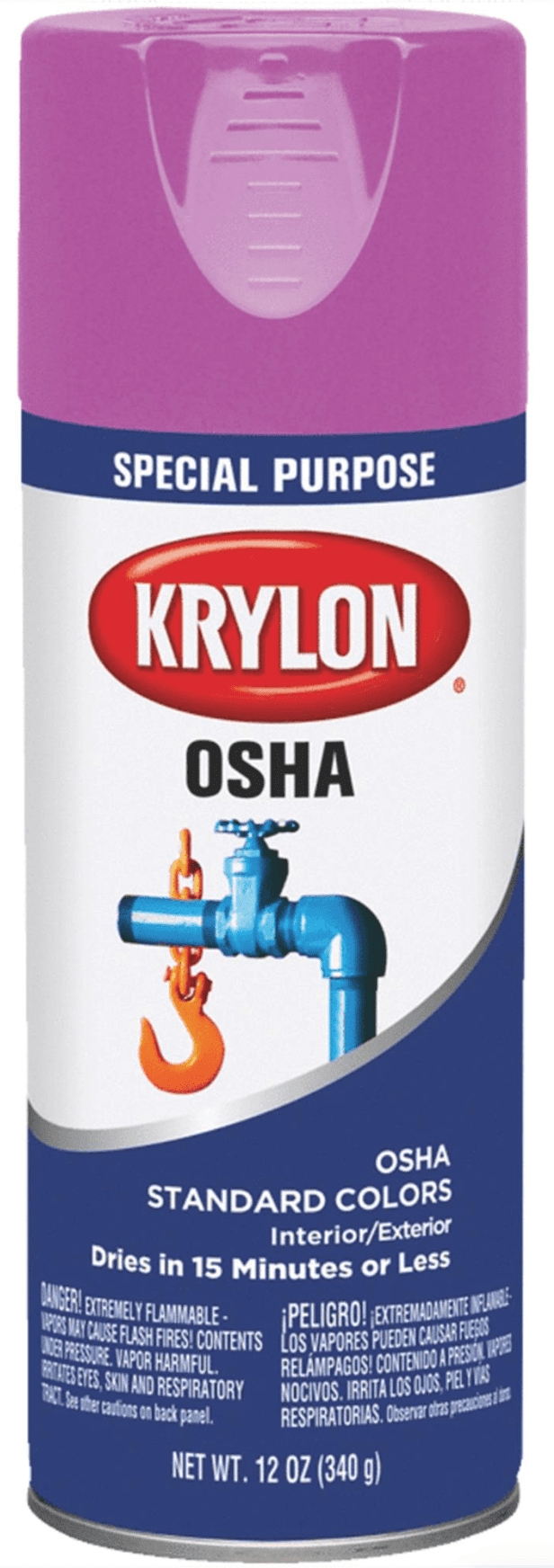 Picture of Paint Aerosol Industrial Krylon – OSHA Safety Purple