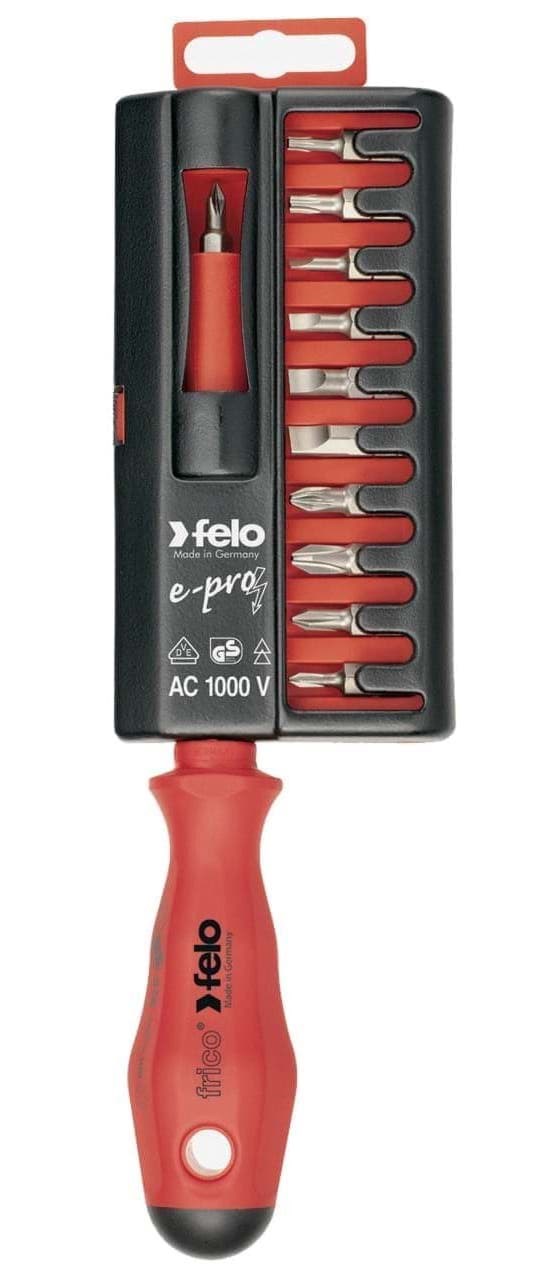 Picture of E-Pro 11-in-1 Multi Bit Insulated Screwdriver 1/4" SL/PH/PZ/TX Bits