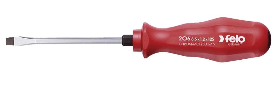 Picture of 7/32" x 4" Slotted Screwdriver - PPC Handle with Metal Cap