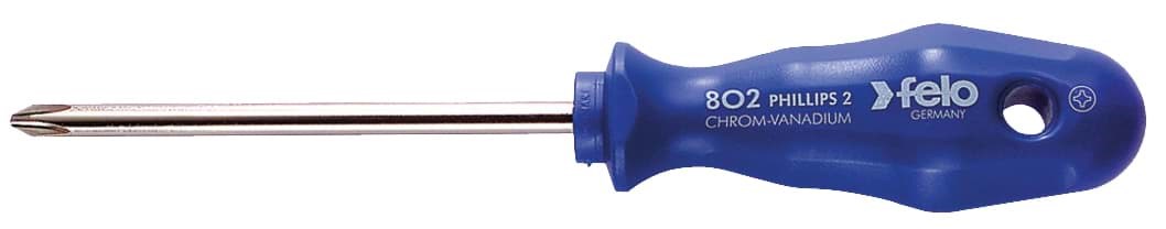 Picture of #0 x 2.5" Phillips Screwdriver  Blue 800