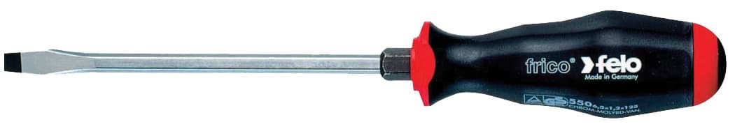 Picture of 1/4 x 5" Slotted Screwdriver - 2 Component Handle with Metal Cap