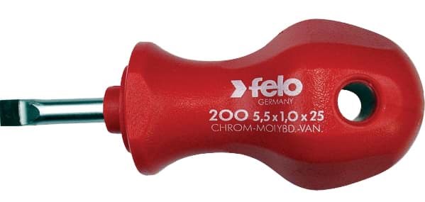 Picture of 1/4" x 1" Slotted Stubby Screwdriver - PPC Handle