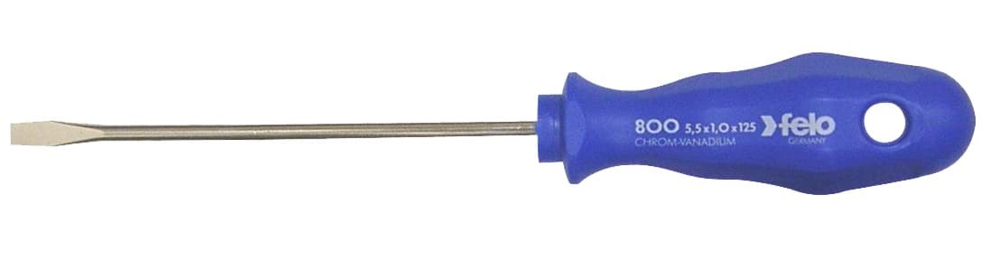 Picture of 1/4" x 4" Slotted Screwdriver Blue 800