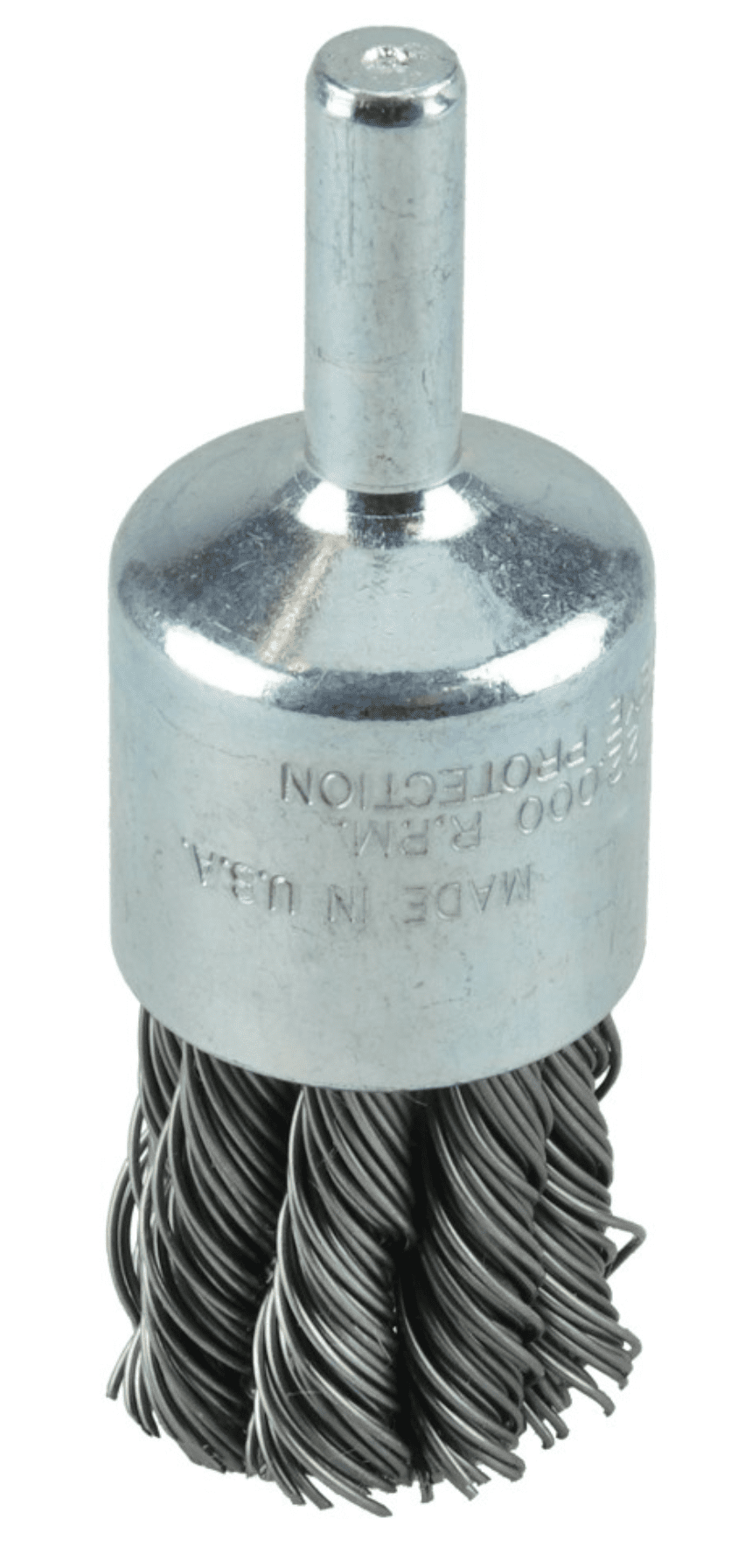 Picture of 1-1/8" Knot Wire End Brush, .020" Steel Fill