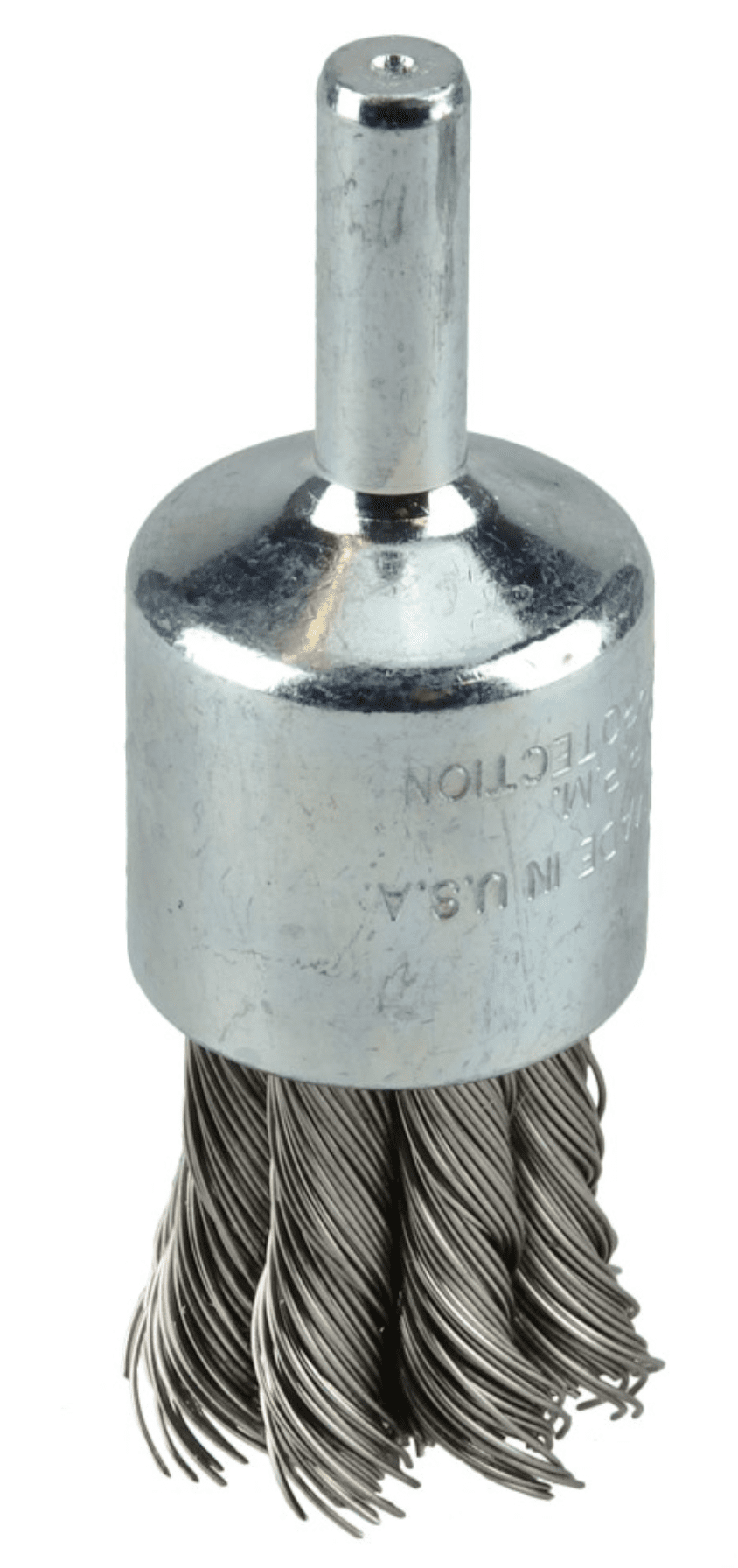 Picture of 3/4" Knot Wire End Brush, .014" Stainless Steel Fill