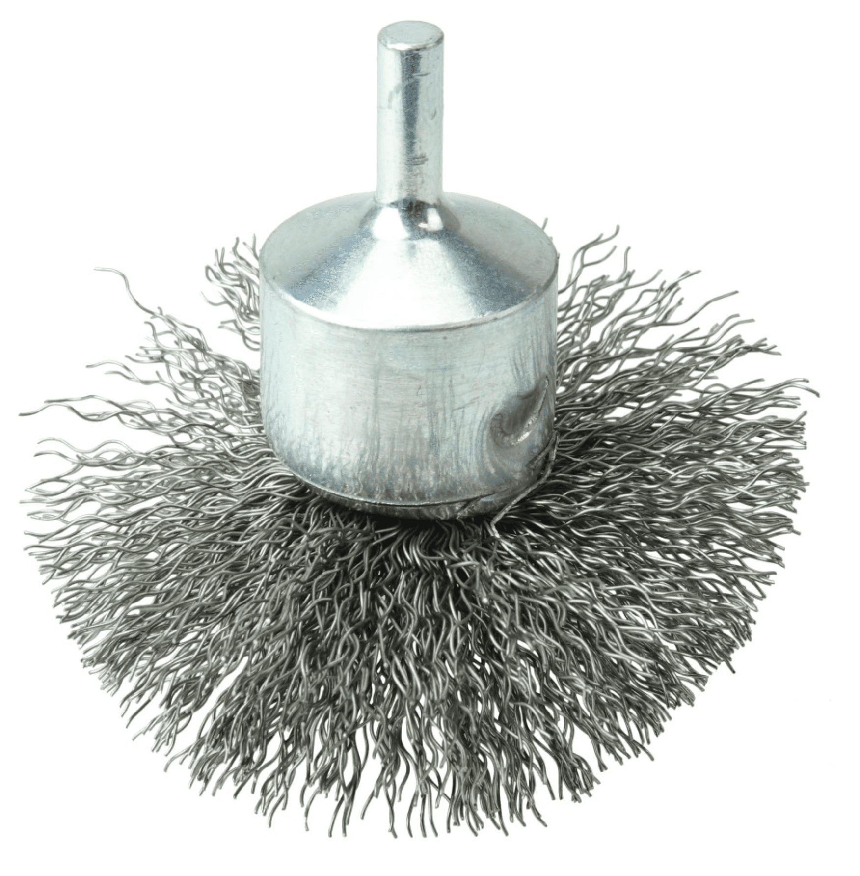 Picture of 3" Circular Flared Crimped Wire End Brush, .014" Steel Fill