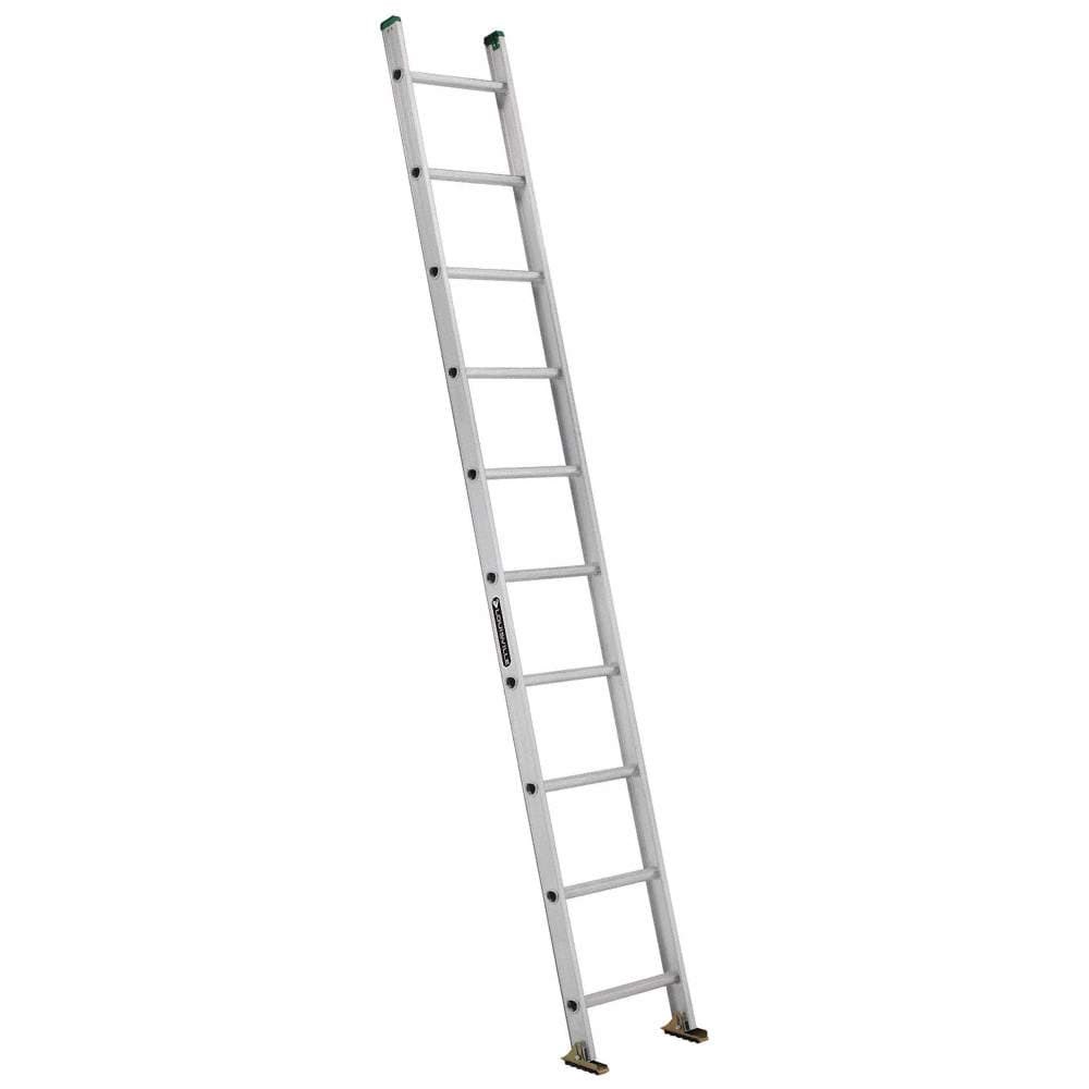 Picture of 10 ft Louisville AE4110 Aluminum Single Ladder, Type II, 225 lb Load Capacity