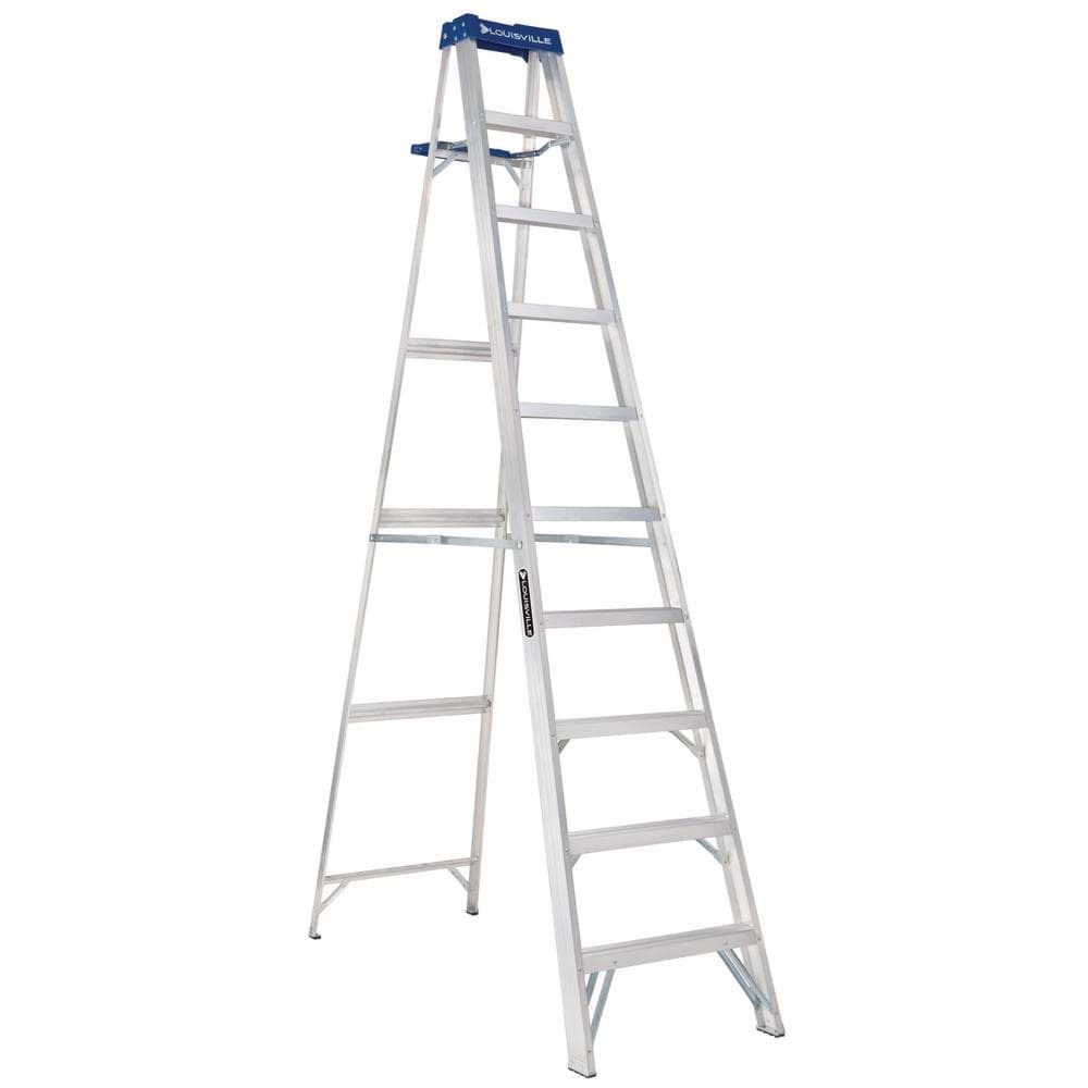 Picture of 10 ft Louisville AS2110 Aluminum Step Ladder, Type I, 250 lb Load Capacity