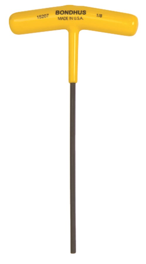 Picture of 1/8" Hex T-Handle 6" Length