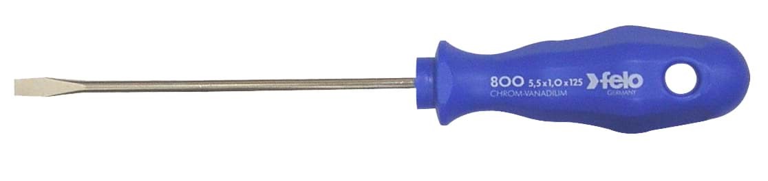 Picture of 1/8" x 3" x 3.2" Slotted Screwdriver Blue 800