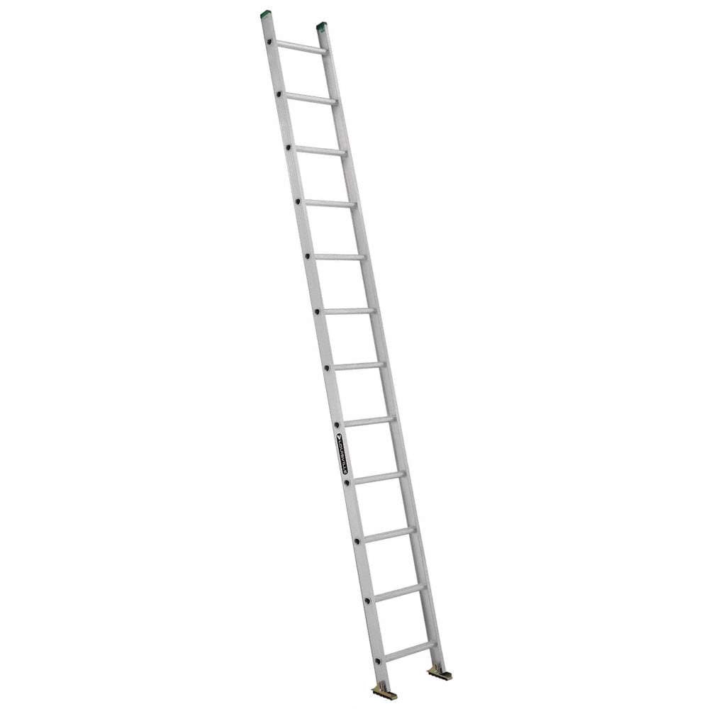 Picture of 12 ft Louisville AE4112 Aluminum Single Ladder, Type II, 225 lb Load Capacity