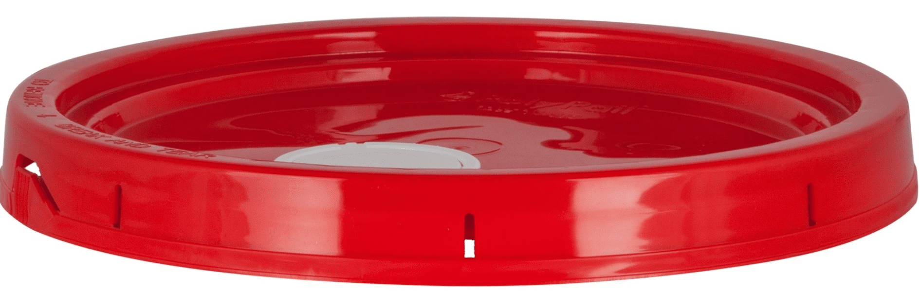 Picture of Bucket Plastic Gallon 5 Lid - Red