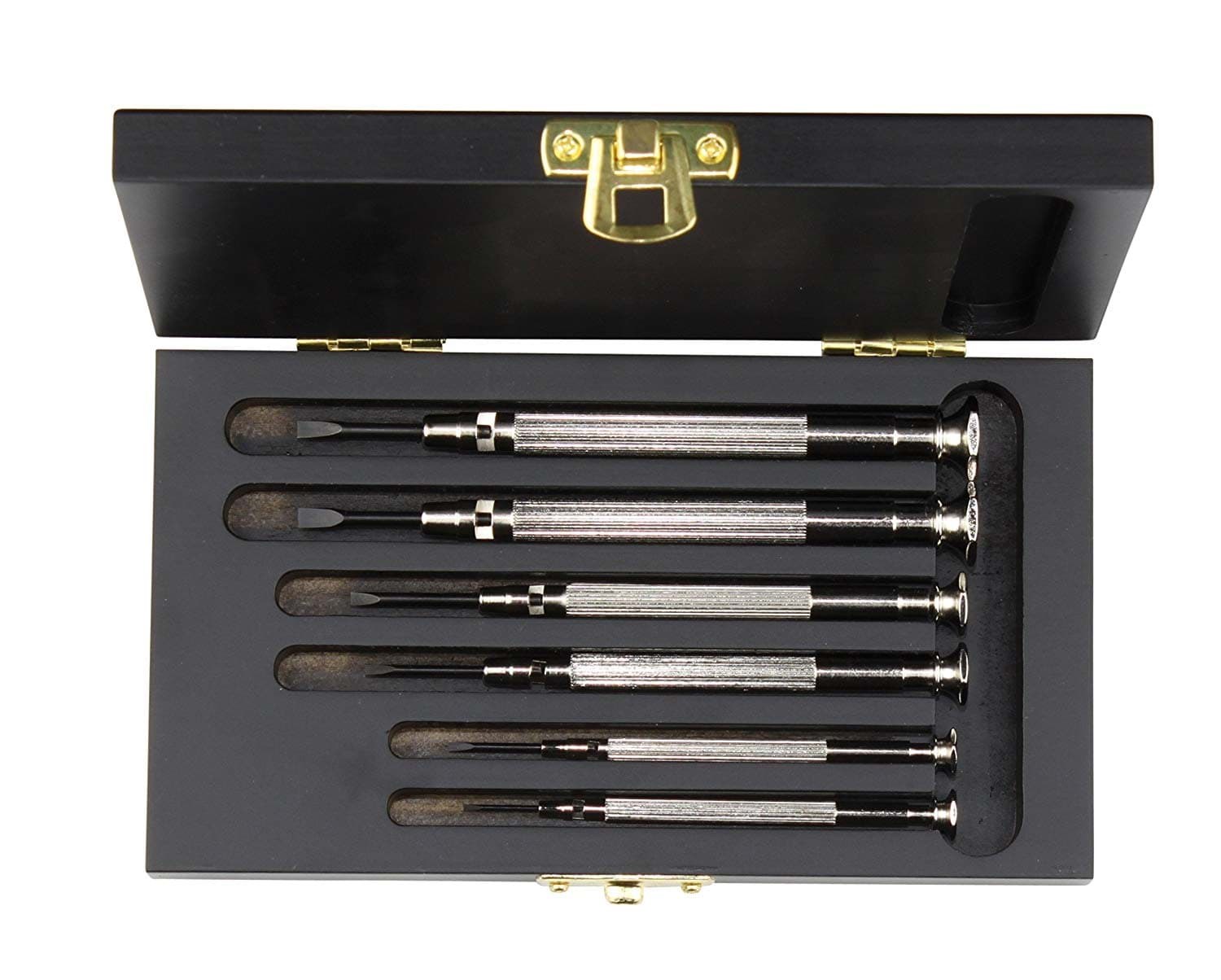 Picture of Watchmaker 6 Piece Metric Screwdriver Set Sizes: 1.0-3.6mm