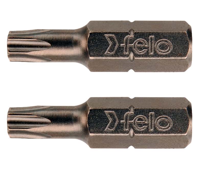 Picture of Torx T9 x 1" Bits on 1/4" stock - 2 per pkg