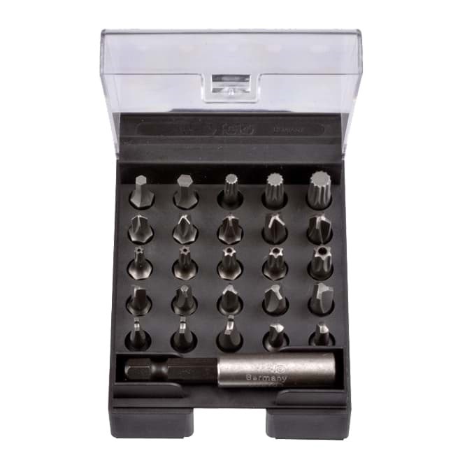 Picture of 25 Security Tip Bits x 1" + Magnetholder