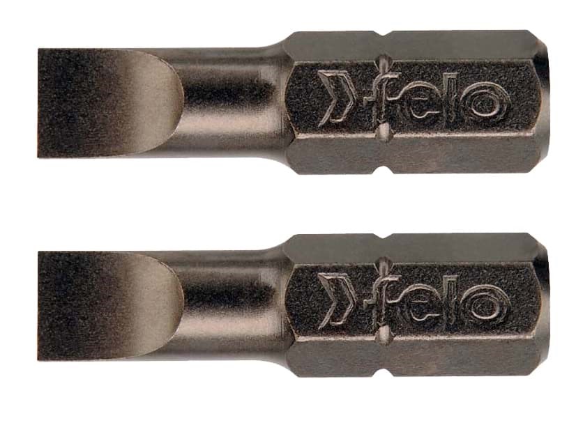 Picture of Slotted 5/32" x 0.8" x 1" Bits on 1/4" stock - 2 per pkg