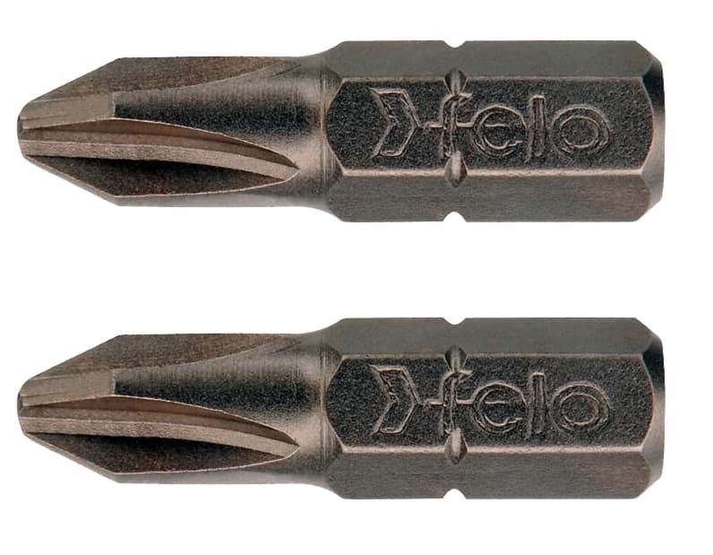 Picture of Phillips 3 x 1" Bits on 1/4" stock - 2 per pkg