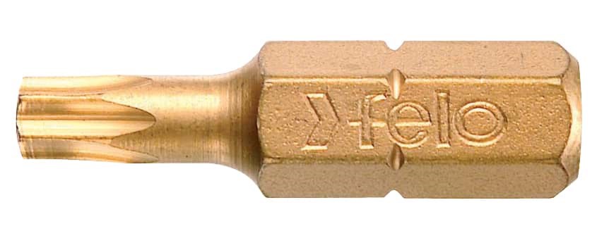 Picture of Torx T20 TiN Bit x 1" on 1/4" stock