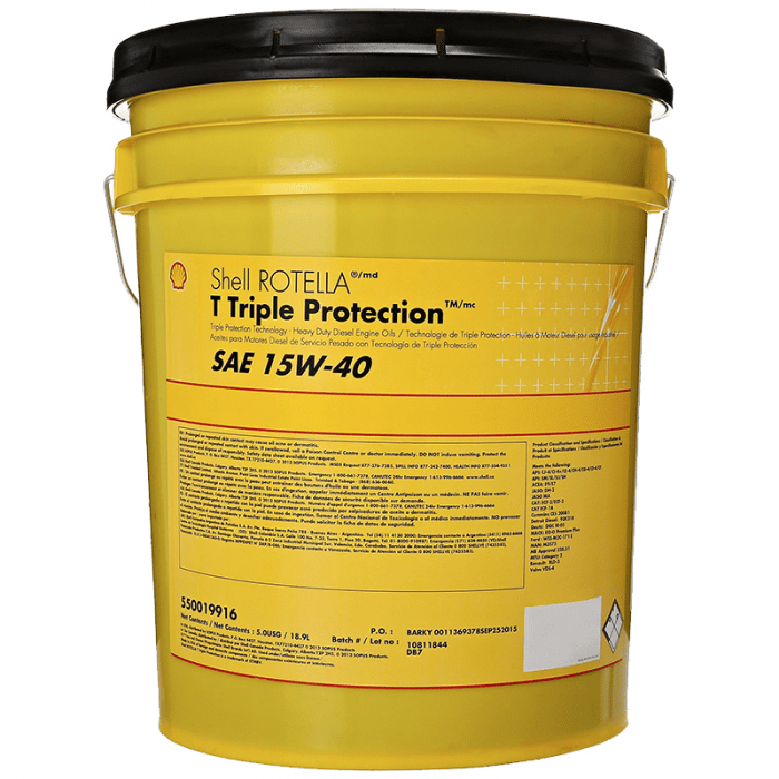 Picture of Oil Motor Rotella T Shell – 5gal. 