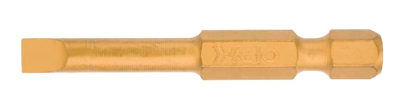 Picture of 3/16" Slotted TiN Bit x 2" on 1/4" stock