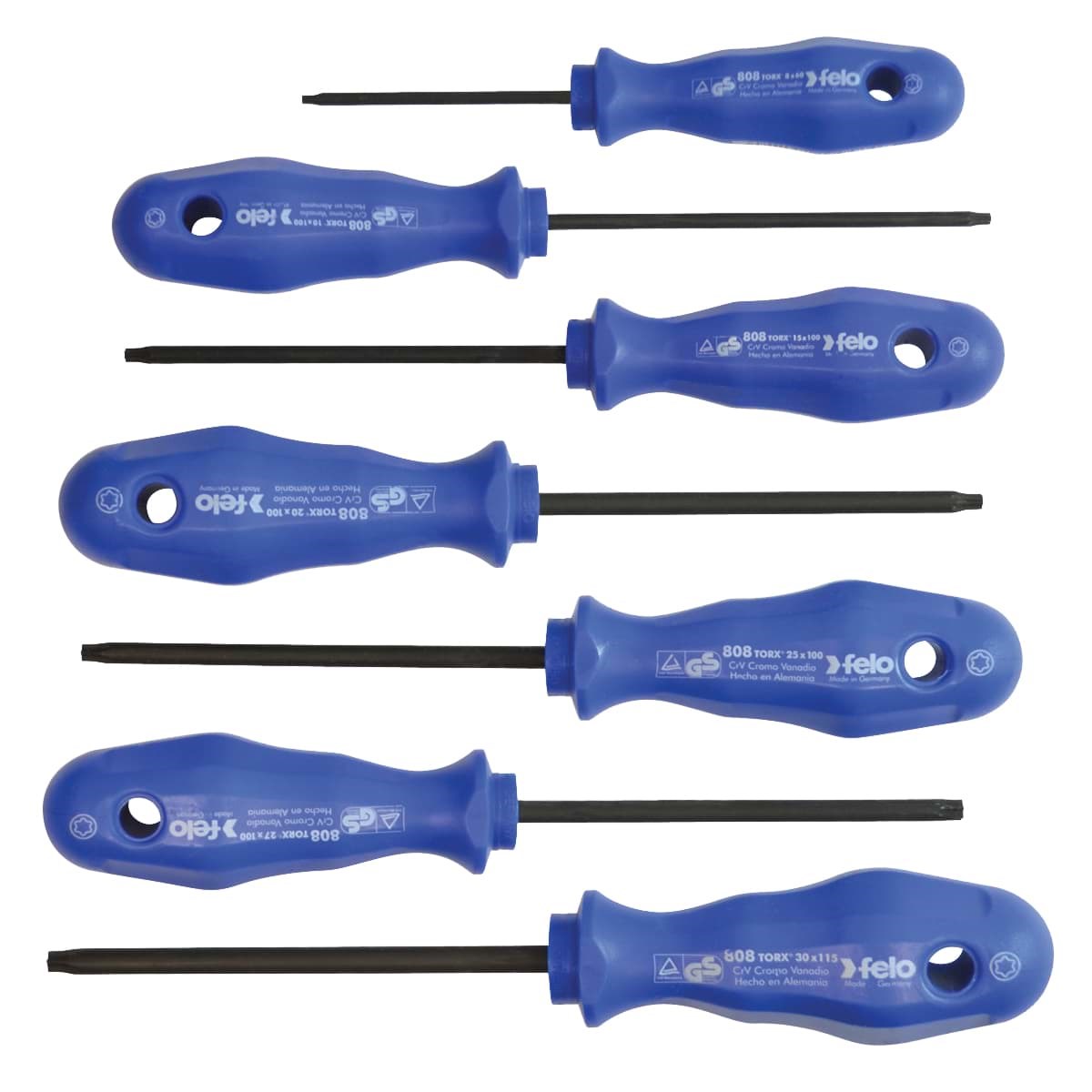 Picture of Torx 7 Piece Screwdriver Set  Blue 800