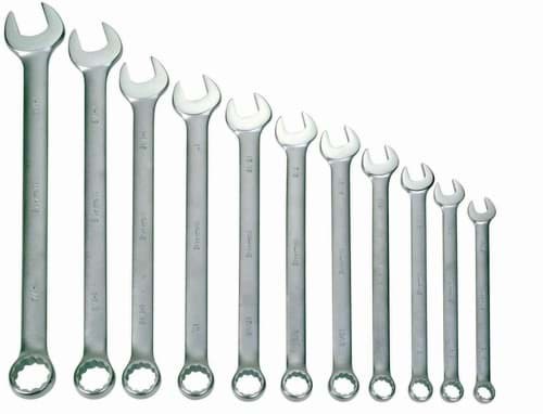 Picture of Satin Chrome Finish  11 Piece Combination Set 1-5/16" To 2"