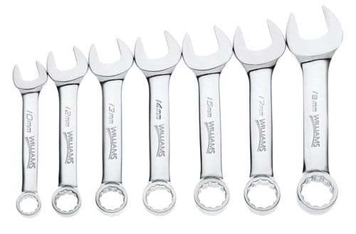 Picture of High Polish Chrome Finish Wrench Set 7 Piece 10 - 18MM