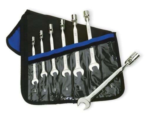 Picture of High Polish Chrome Finish Flex Combination Wrench Set