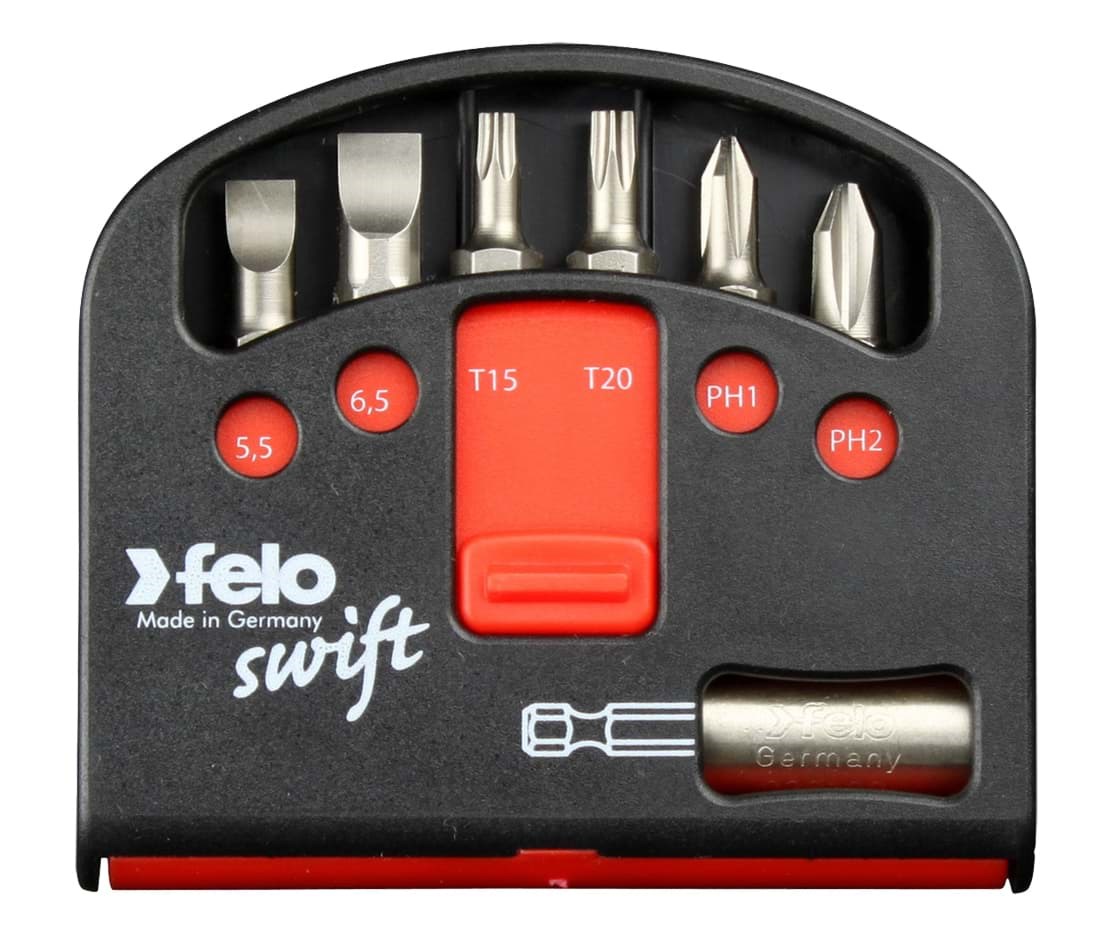 Picture of Swift Box Universal 6 pc Bits & Magnetholder - Slotted, Torx, Phillips