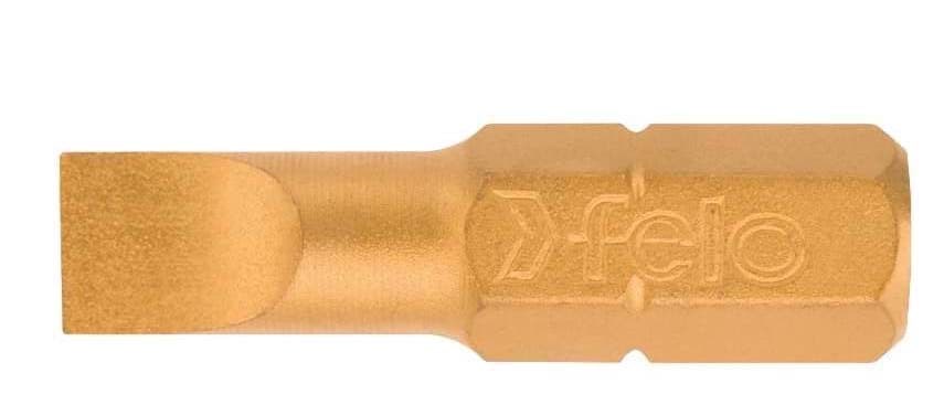 Picture of 7/32" Slotted TiN Bit x 1" on 1/4" stock