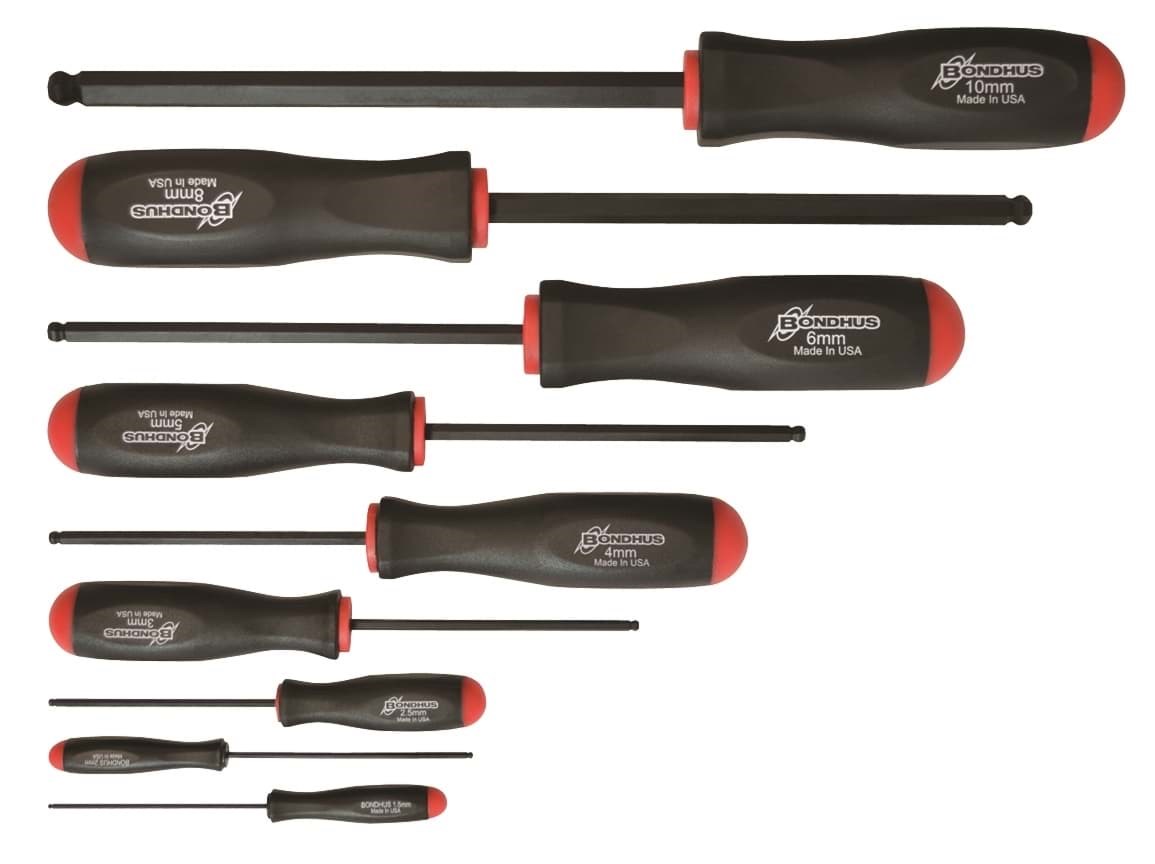 Picture of Set 9 Ball End Screwdrivers 1.5-10mm