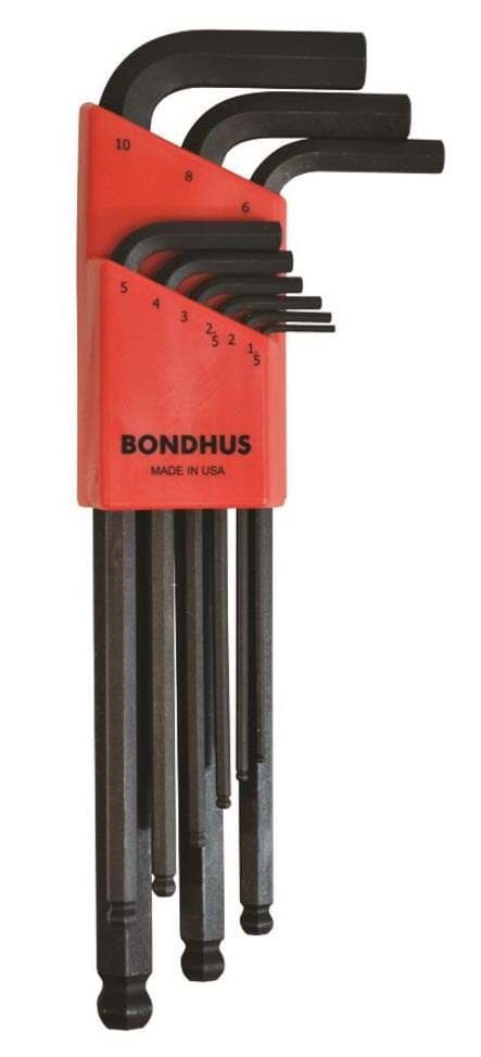 Picture of Set 9 Ball End L-Wrench 1.5-10mm