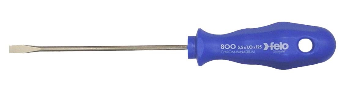 Picture of 3/16" x 6" Slotted Screwdriver Blue 800