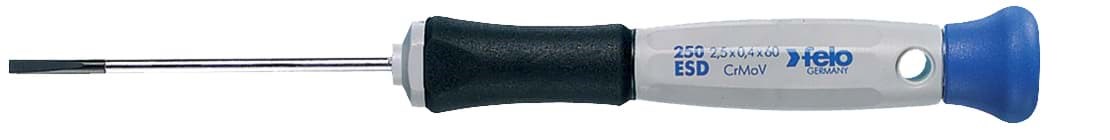 Picture of ESD 1/16" x 2-3/8" Precision Slotted Screwdriver