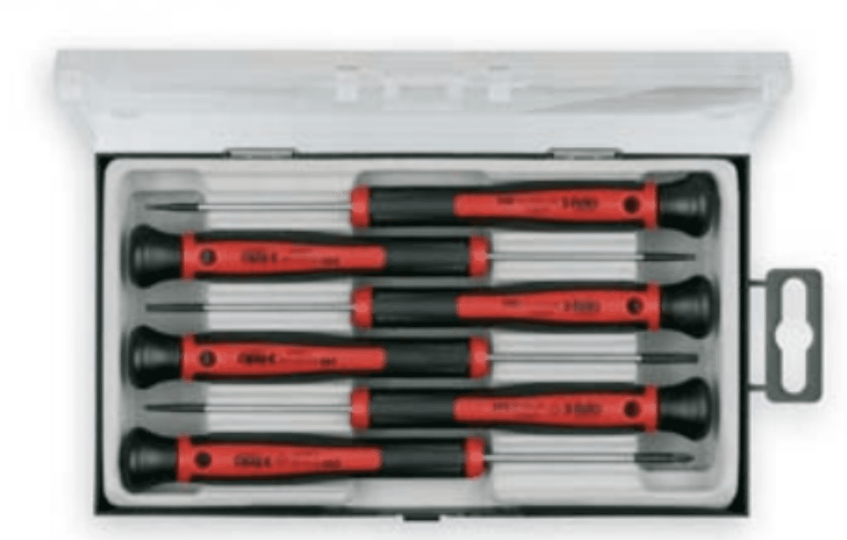 Picture of 6 pc Slotted & Phillips Precision Screwdriver Set