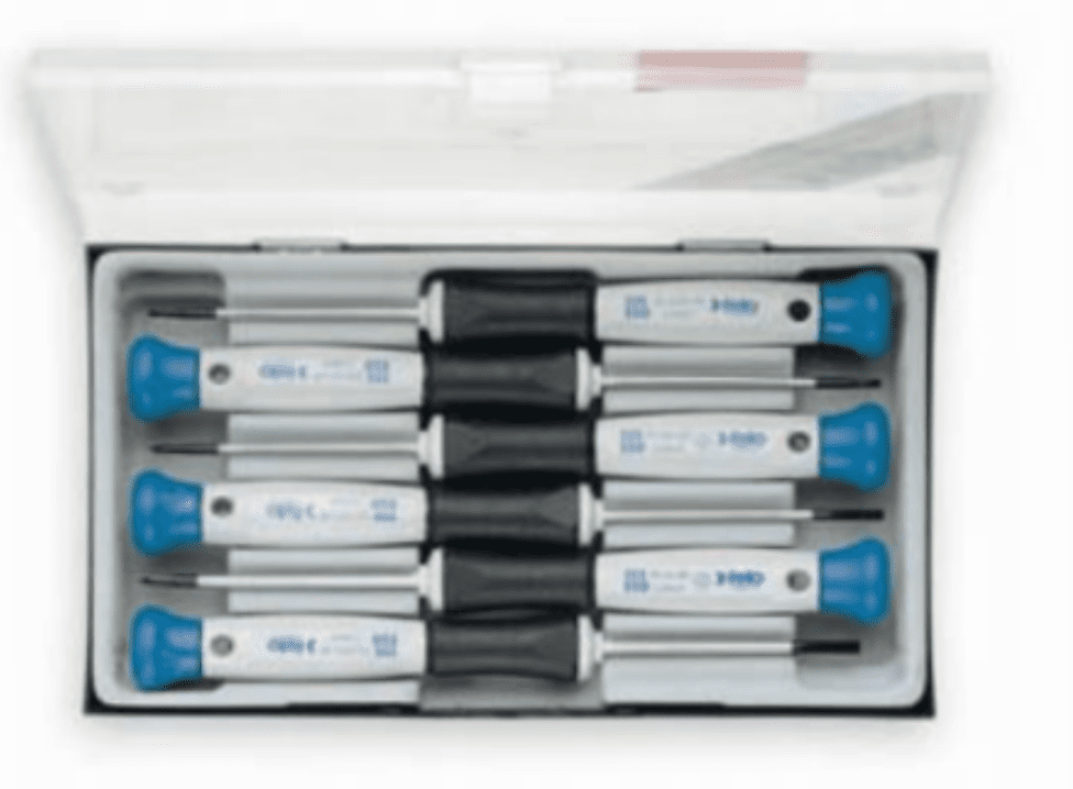Picture of ESD 6 pc Precision Slotted & Phillips Screwdriver Set