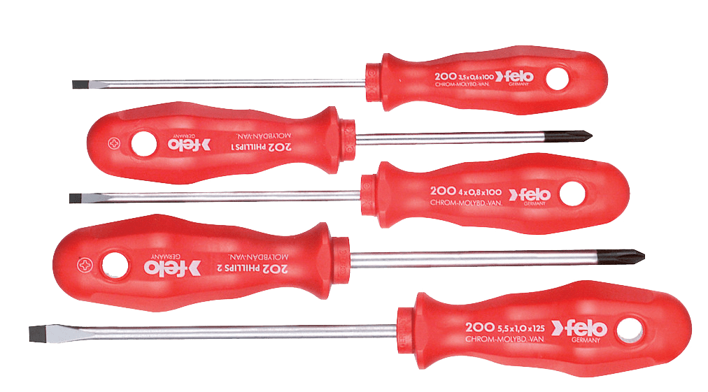 Picture of 5 pc Slotted & Phillips Screwdriver Set - PPC Handle