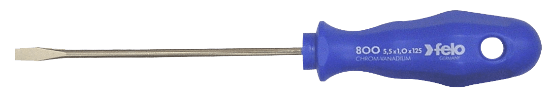 Picture of 5/32" x 4" x 4" Slotted Screwdriver Blue 800