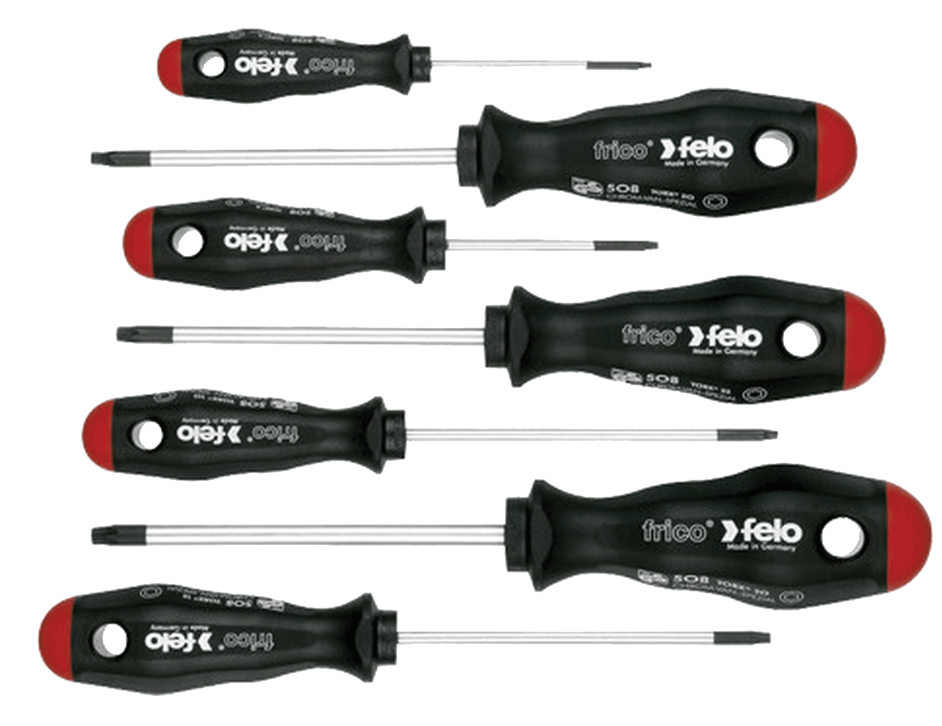 Picture of 7 Pc Torx Screwdriver Set T9-T40 - 2 Component Handle