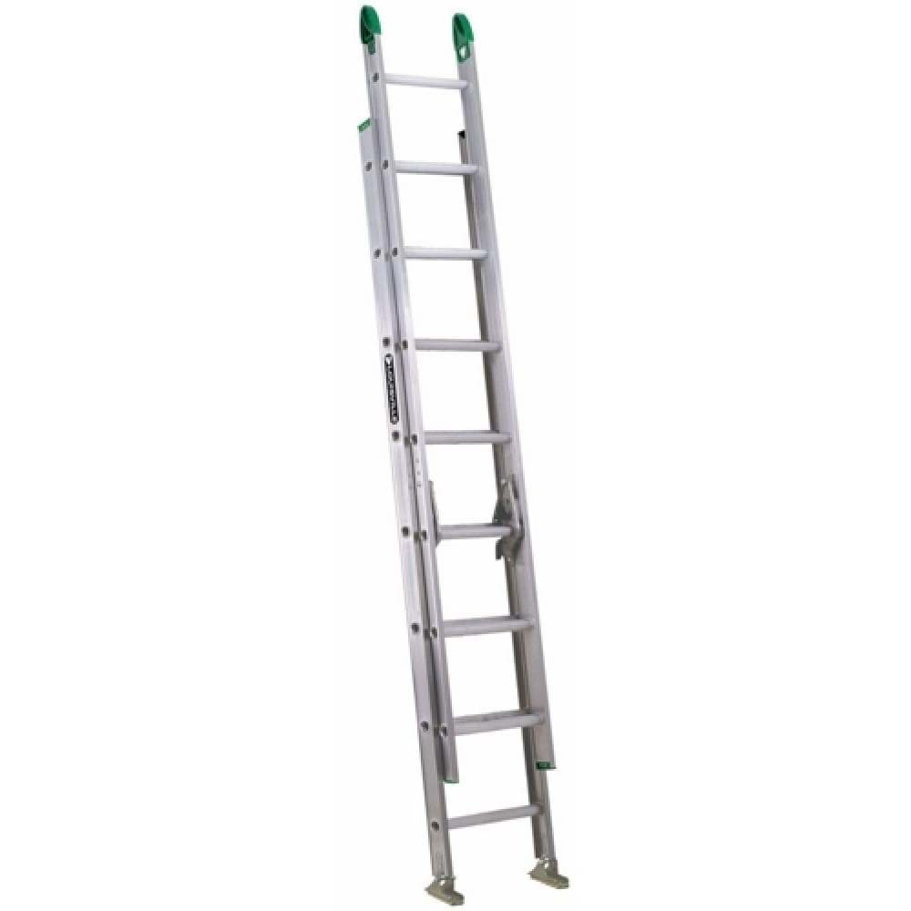 Picture of 16 ft Louisville AE4216PG Aluminum Extension Ladder, Type II, 225 lb Load Capacity