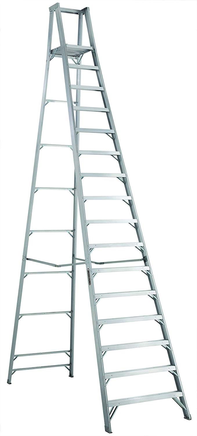 Picture of 16 ft Louisville AP1016 Aluminum Platform Step Ladder, Type IA, 300 lb Load Capacity