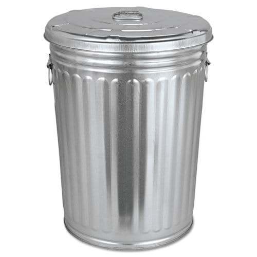 Picture of Trash Can Galvanized w/ Lid 30gal. 