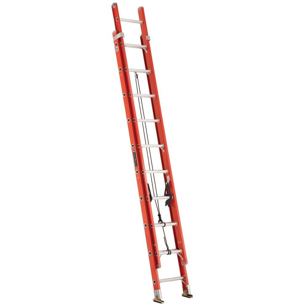 Picture of 20 ft Louisville FE3220 Fiberglass Extension Ladder, Type IA, 300 lb Load Capacity