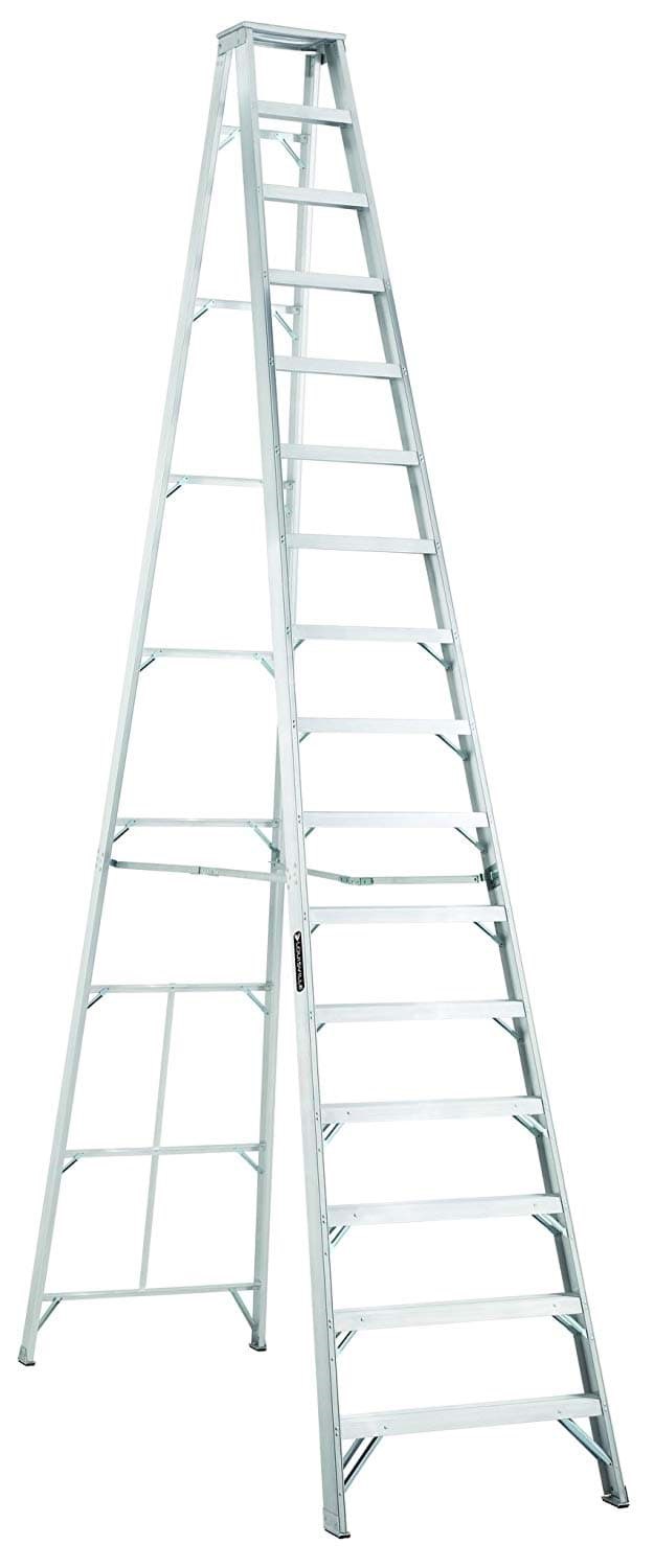 Picture of 18 ft Louisville AS1016 Aluminum Step Ladder, Type IA, 300 lb Load Capacity